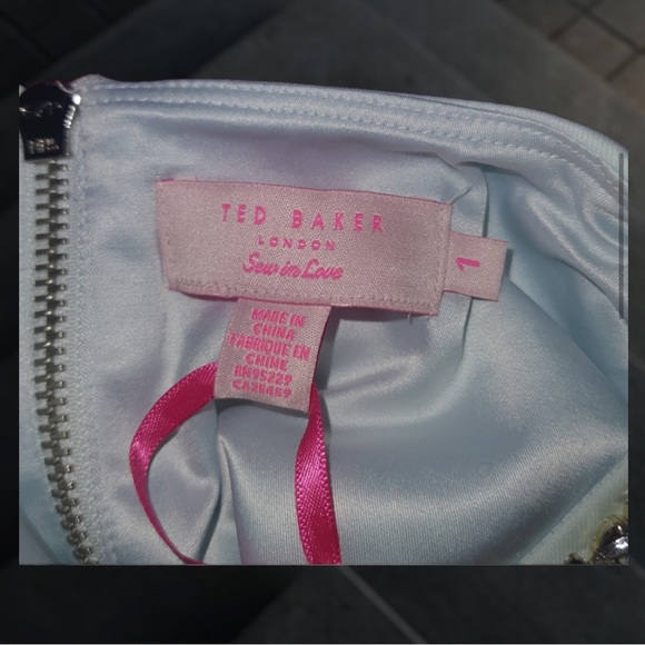 BNWT Ted Baker Betiana Embellished Bodycon Colour Mint size 1 - Picture 7 of 11